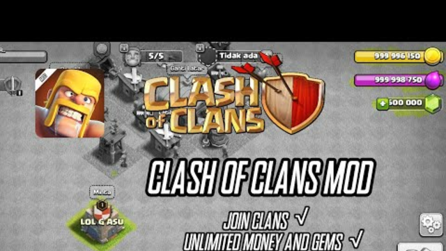 CLASH OF CLANS MOD NEW 2020,CLASH OF NULL'S, UNLIMITED MONEY, COIN, GEMS, JOIN TO THE CLAN'S