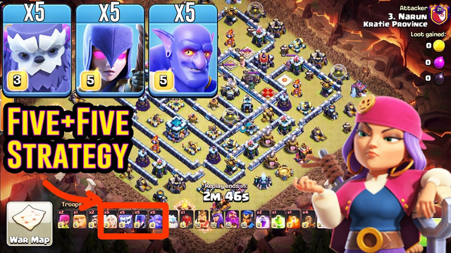 Town Hall 13 Best Yeti BoWitch & Any Grounds Attack Strategy | Best Skill ( Clash of Clans )