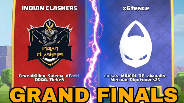 GRAND FINALS | INDIAN CLASHERS VS X6TENCE | CLASH OF CLANS WORLD CHAMPIONSHIP #4(2020)