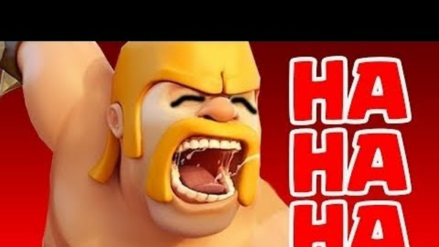 Funny replay in clash of clans