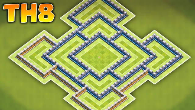 TOWN HALL 8 HYBRID BASE | TAILOR BASE FOR TH8 with Link | Clash of Clans 2020