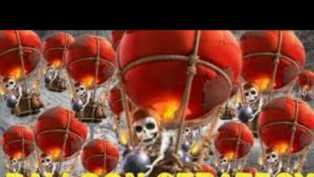 Omg strategy of ballons and wizards attack. Clash Of Clans...!!!!!!!!!!!!!