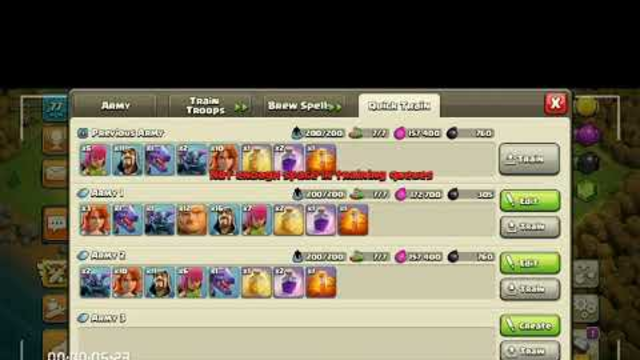 TH8 best attack army in COC