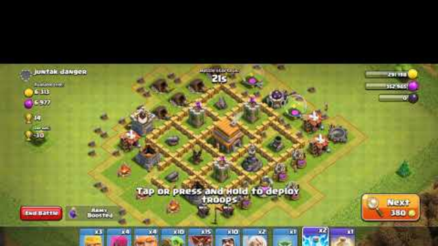 Clash of Clans Attak Townhall 6 bass (coc) lover september 2020