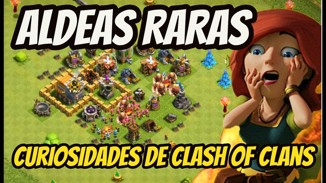ALDEAS RARAS DE CLASH OF CLANS... Curiosidades que tienes que ver..!!! Clash of Clans 2020
