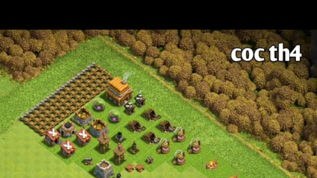 Clash of clans town hall 4 progress base