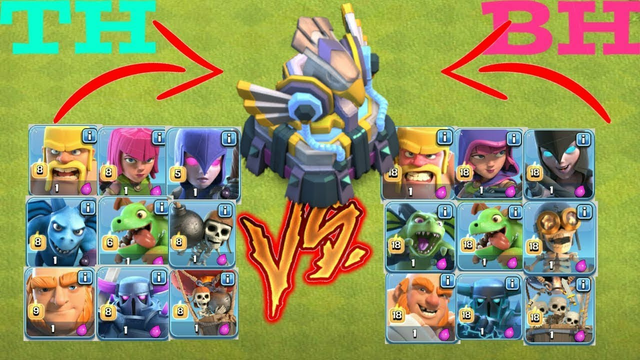 Eagle Artillery Vs BH Troops Vs Th Troops   Clash Of Clans