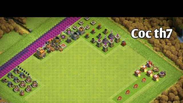 Clash of clans town hall 7 progress base