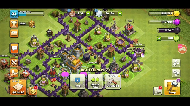 CLASH OF CLANS!!! NEW UPGRADE NEW LEVEL ....