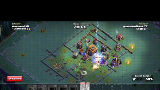 #1244 | COC Builder Hall 7 | Good Attack | Attack on BH 7 | COC Attack Strategy | Clash Of Clans | G