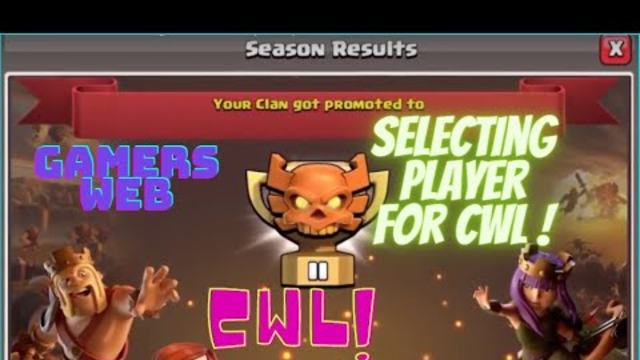 coc live base visit  CLASH OF CLANS LIVE Selecting Players For cwl coc live