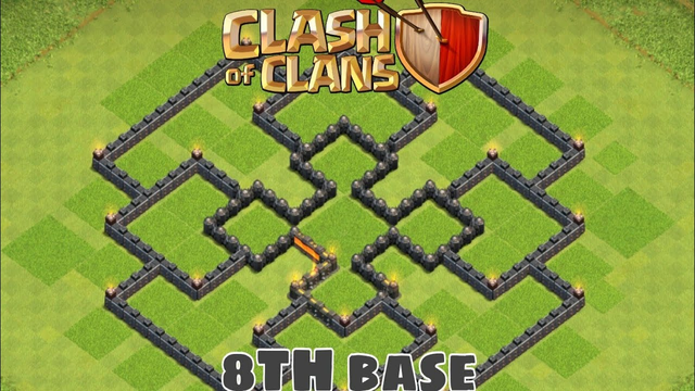 8 town hall base|clash of clans|2020