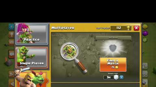 Hi friends I played clash of clans townhall level 3 and I got giant