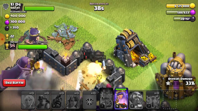 USING 97 MINNIONS SUPER COOL ATTACK OF CLASH OF CLANS