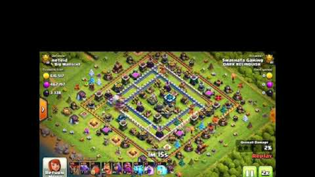 TH13 2star Attack Home Village..Coc || Clash of clans || #SwashataGaming