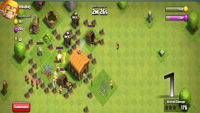 Clash Of Clans - Town Hall 2 - Gameplay - Part- 1
