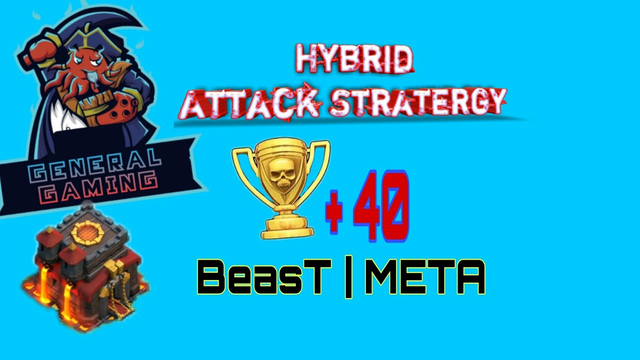 HYBRID Attack Stratergy | +40 Trophies | Clash Of Clans | India