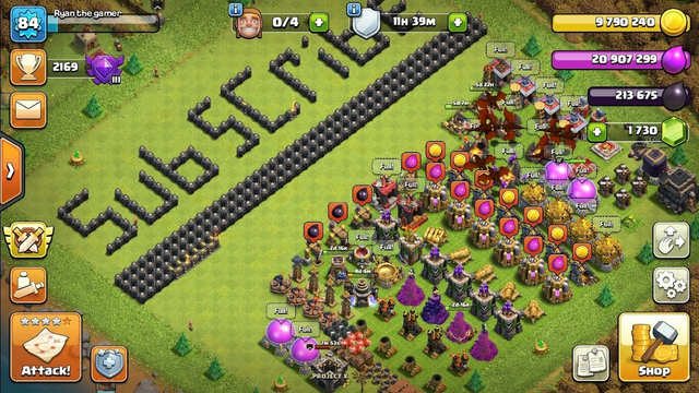 Playing clash of clans October season