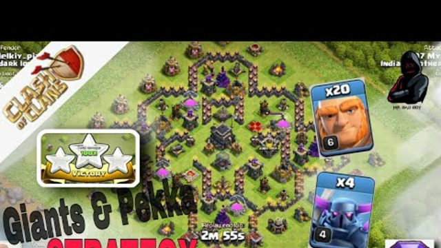 Best STRATEGY of Giants & Pekka for Clash of Clans | Mr. BAD BOY