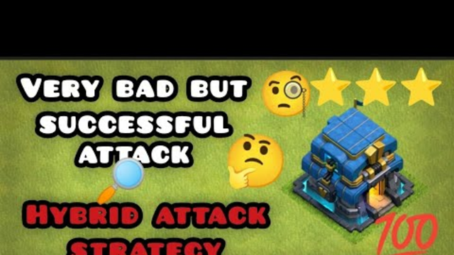 Very Bad but Successful Attack | Ground Attack for Th 12 | Clash of Clans | TH12 | Hybrid Attack