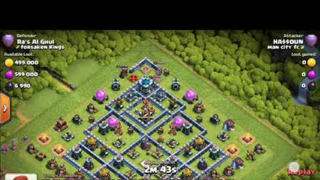 Clash Of Clans Best Off How to get 3 stars TH13 with hybrid & Yeti Attacks
