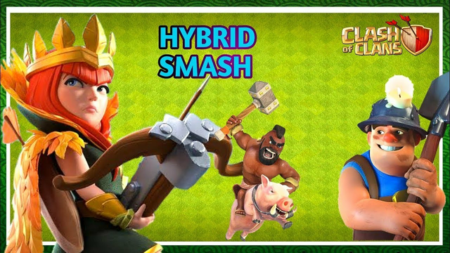 TH10 HYBRID STRATEGY FOR 3 STAR | CLASH OF CLANS |