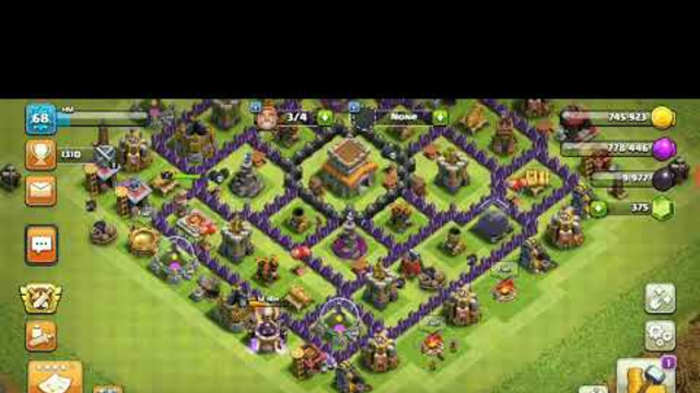 My clash of clans base with 2 excellent attacks ........must watch correct strategy.....
