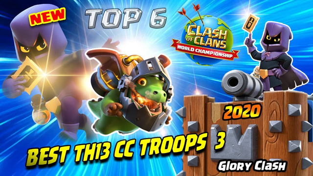 *TOP6* Best Th13 CC Troops 2020/Anti Air & Ground/Clan Castle Troops for DEFENSE/Clash of clans #618