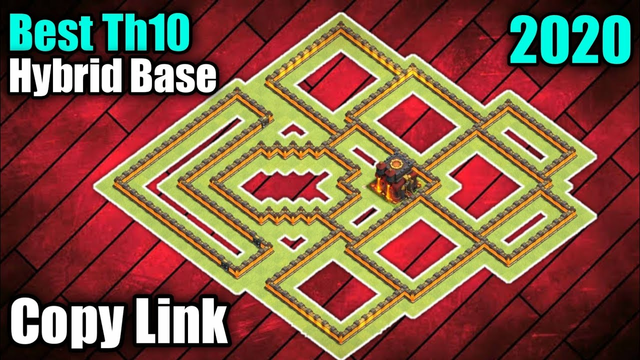 Best Th10 Hybrid Base With Copy Link | Trophy/Farming Base 2020 | Clash Of Clans