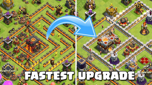 Fastest Upgrade Ever Clash of Clans - COC