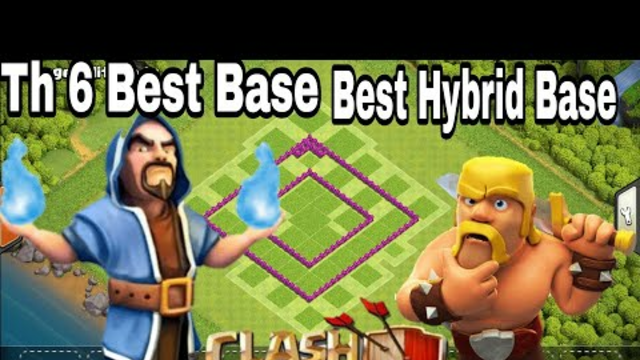 Th 6 Best Base||Hybrids Base||Try This Base||Clash Of Clans(COC)