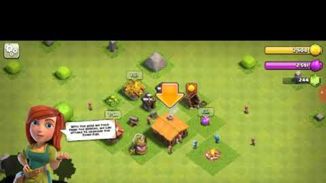 clash of clans gameplay th 1-3 new start