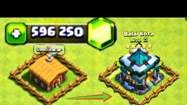 Clash of clans upgrade th1  to th13