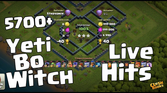 YETIBOWITCH INSANE TH13 ATTACK STRATEGY | LIVE LEGEND ATTACKS 5700+ | CLASH OF CLANS |