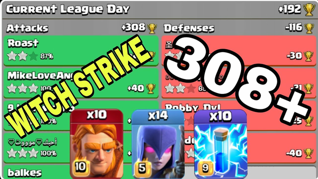*Siam*WITCH STRIKE  ATTACK I'VE EVER USED ! NEW TH13 Attack Strategy  Witch Strike - Clash of Clans