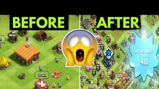 From Town Hall 1 To Max Town Hall 13 in 16 minutes and HOW !!! | Clash Of Clans | CoC