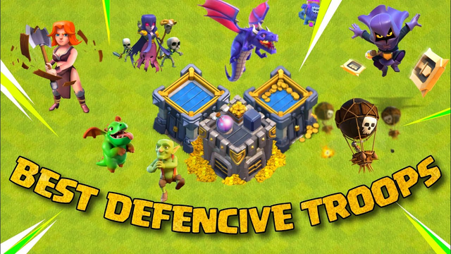 Best DEFENSIVE Clan Castle TROOPS in Clash Of Clans For Every TOWN HALL With Live Proof - COC