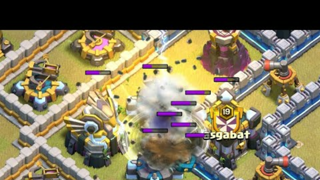 Clash of Clans - Best way to use Lightning Spell + Live Attack