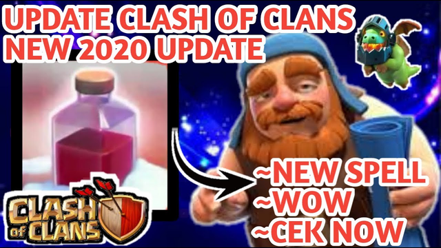 UPDATE CLASH OF CLANS || NEW SPELL 2020