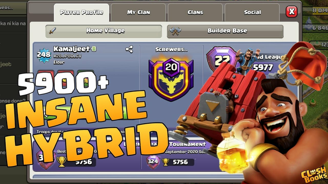 HYBRID JUST TOO GOOD | 5900+ INSANE 3 STAR LEGEND HITS | TH13 ATTACK STRATEGY | CLASH OF CLANS |