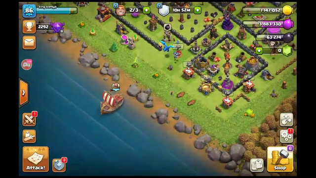 lets visit your base playing among us and clash of clans todays aim is 390 subs