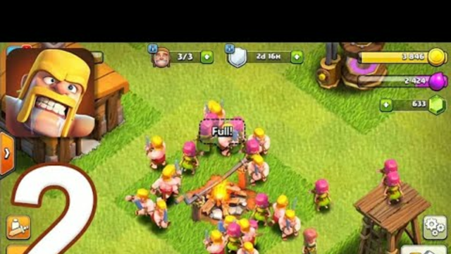 I am updated level 3 hall tawn and city clash of clans _coc hindi game