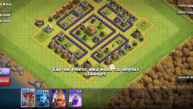 Clash of clans/coc /Town holl 7 attack (3star)