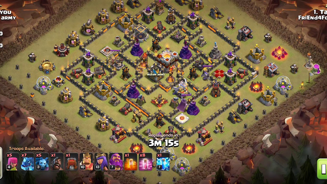 Indefensible town hall 11 in clan war: Clash of clans