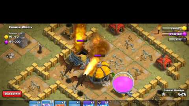 Clash of clans attack on goblin