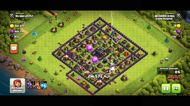 UNLUCKIEST ATTACK IN CLASH OF CLANS | WIZARD