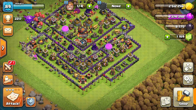 Clash of clans gameplay and how to screen record in GIONEE A1 without any app