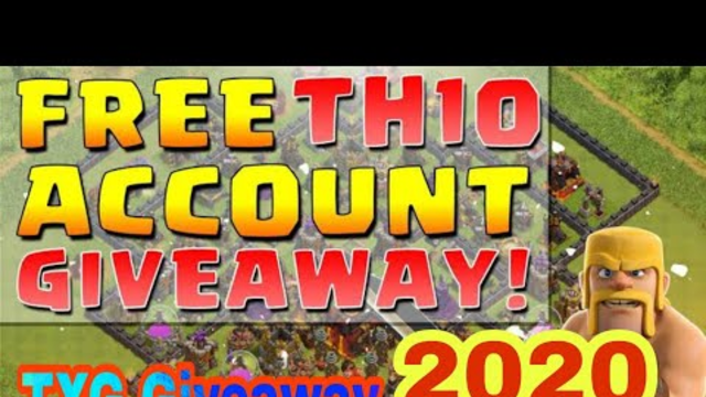 coc giveaway || coc clan giveaway || coc free account || coc Town hall giveaway