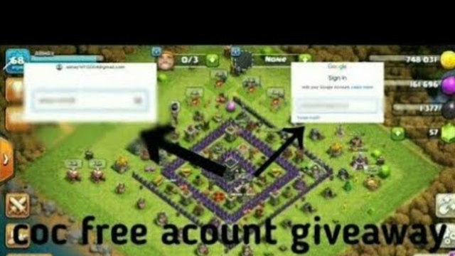 Clash of clan free account give away l free coc account give away l free coc account 2020