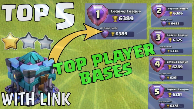 Top 5 Th13 Anti 2 Star Legend League Base With Link | Th13 Trophy Base | Clash Of Clans - coc